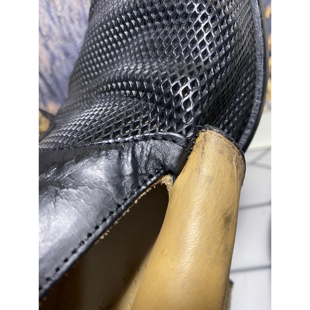 Paul Fredrick Monk Strap Mens Dress Shoes Sz 10.5 M Black Leather  Made In Italy - Picture 13 of 16